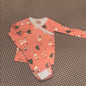 EUC Hanna Andersson PJ long johns 3T